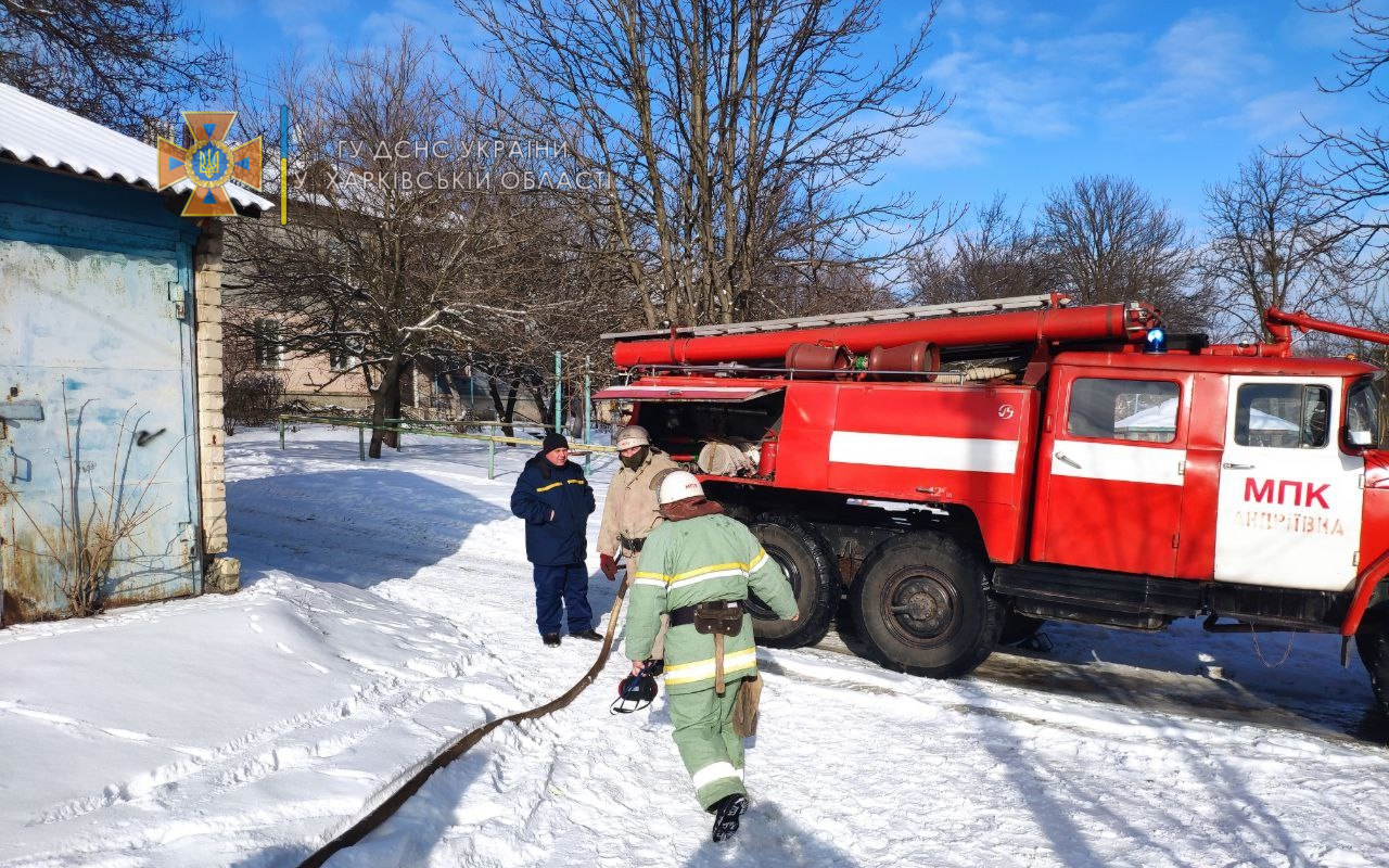На Харьковщине в доме сгорела женщина (фото)