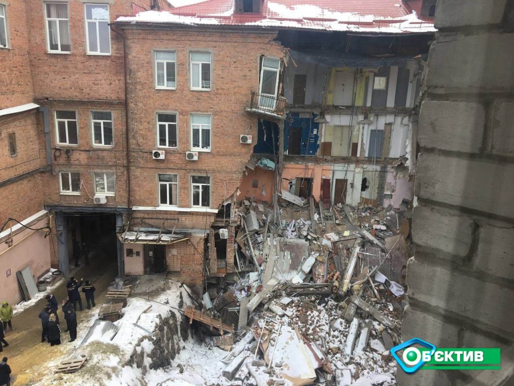 По факту обвала здания на Гагарина открыли уголовное производство