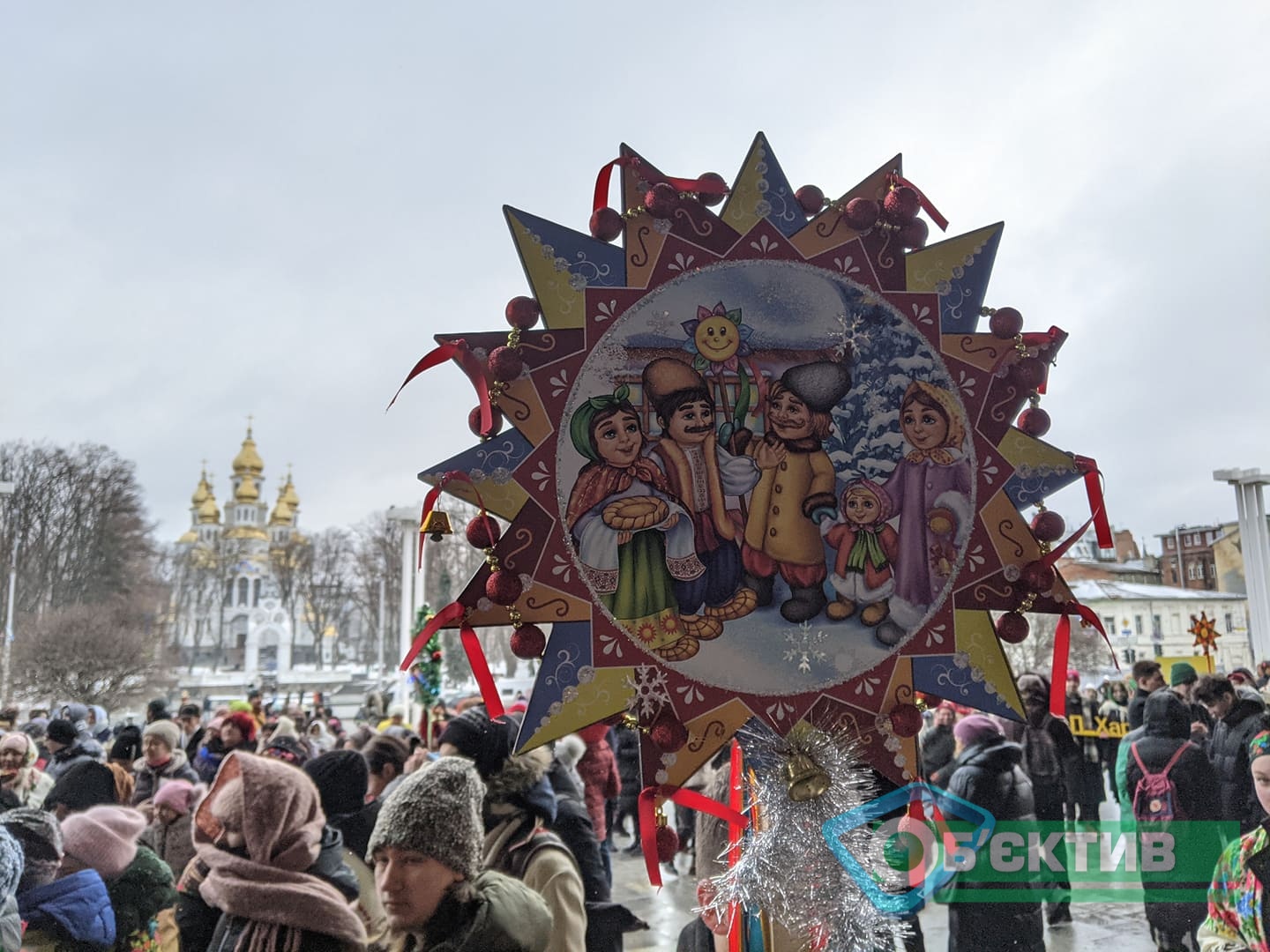 В центре Харькова состоялось традиционное шествие вертепов (фоторепортаж, видео)