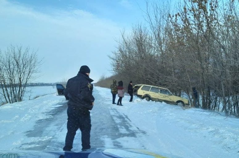 Под Харьковом полицейские стали свидетелями ДТП