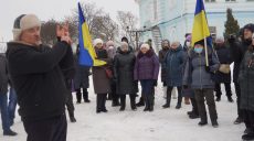 В райцентре Харьковщины предприниматели поддержали общеукраинский протест против кассовых аппаратов