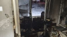Харьковские спасатели ликвидировали пожар в многоквартирном доме (фото)