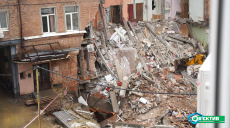 Обрушение дома на проспекте Гагарина: строители разбирают завалы (фото, видео)