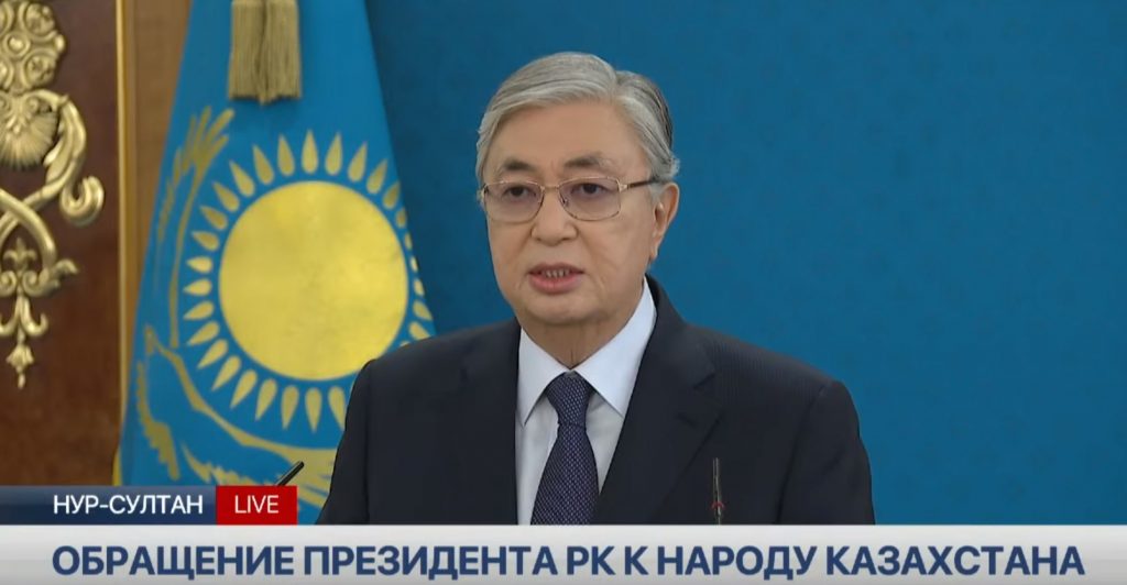 Казахстан. Президент Токаев заявил, что дал приказ открывать огонь на поражение (обновлено, видео)