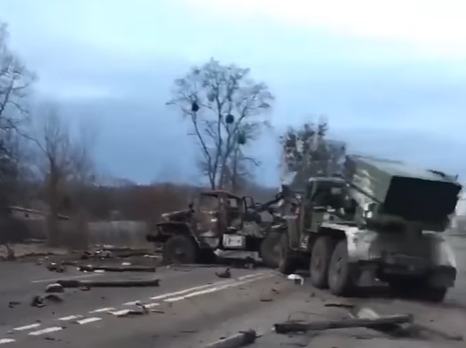 Военные подтвердили уничтожение под Харьковом российских «Градов» (видео)