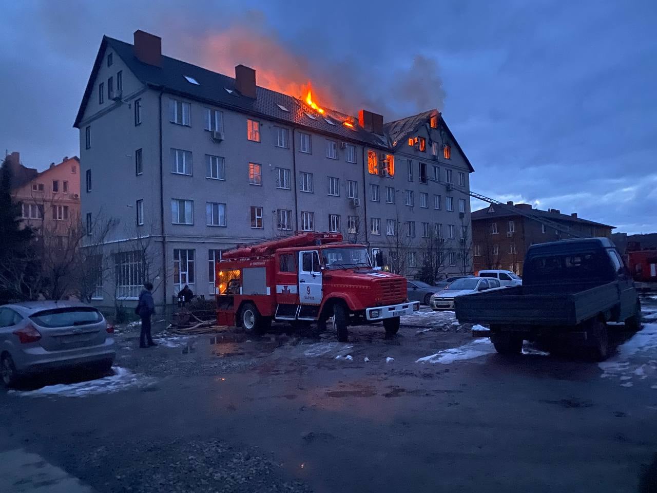 Харьковские спасатели за вчерашние сутки погасили 11 пожаров