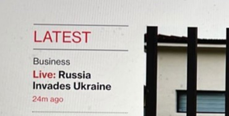 Bloomberg случайно объявило о нападении России на Украину