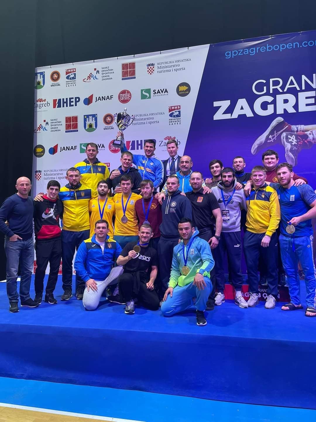 Харьковчане завоевали медали турнира по греко-римской борьбе в Загребе