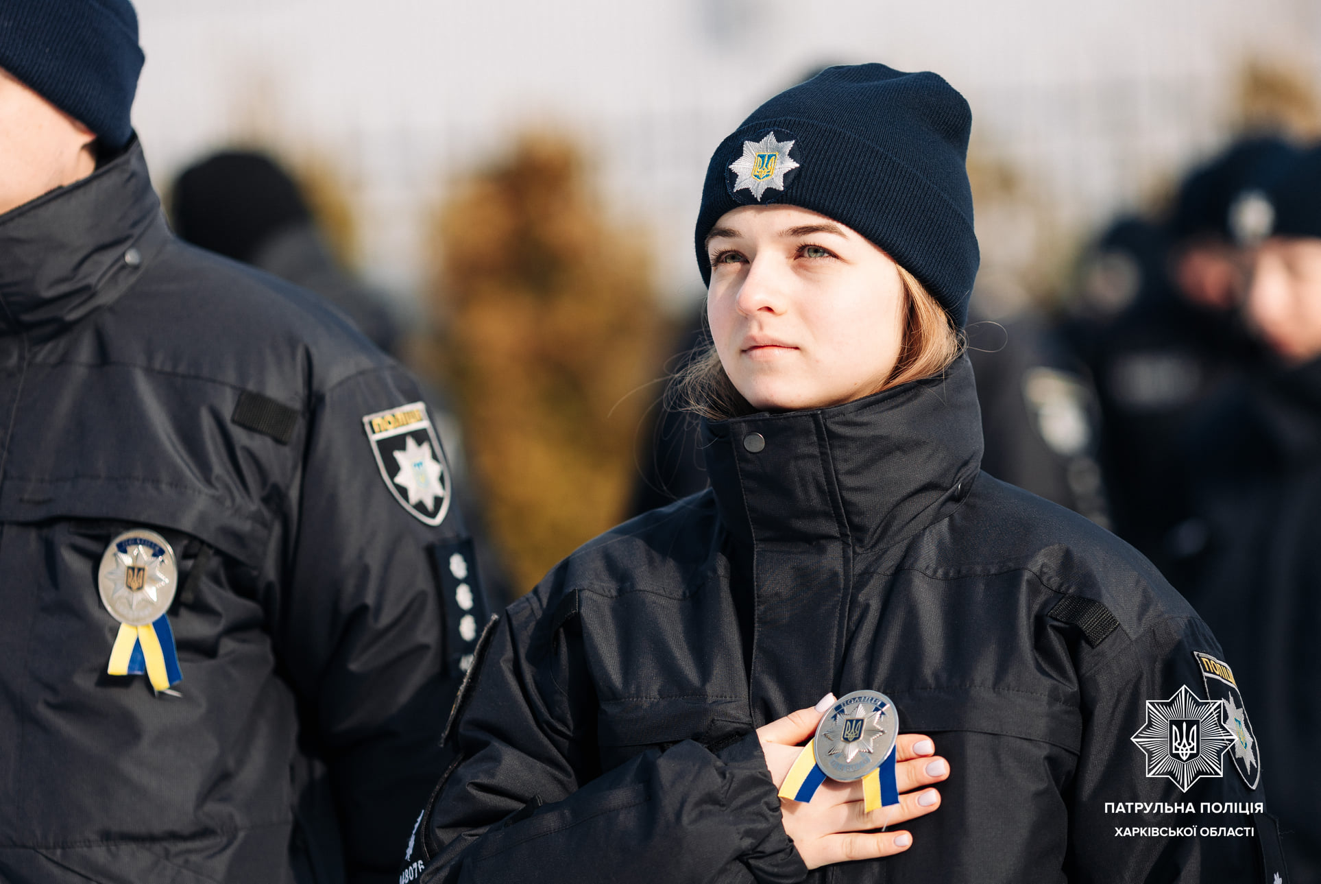 Полиция в День единения в Харькове