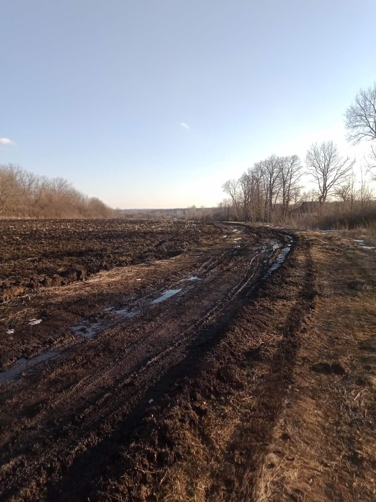 Грунтовая дорога в Харьковской области