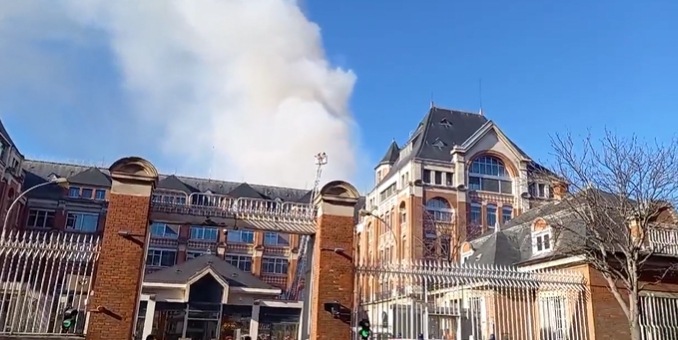 В коммуне Шамальер горела банкнотная фабрика Банка Франции (видео)