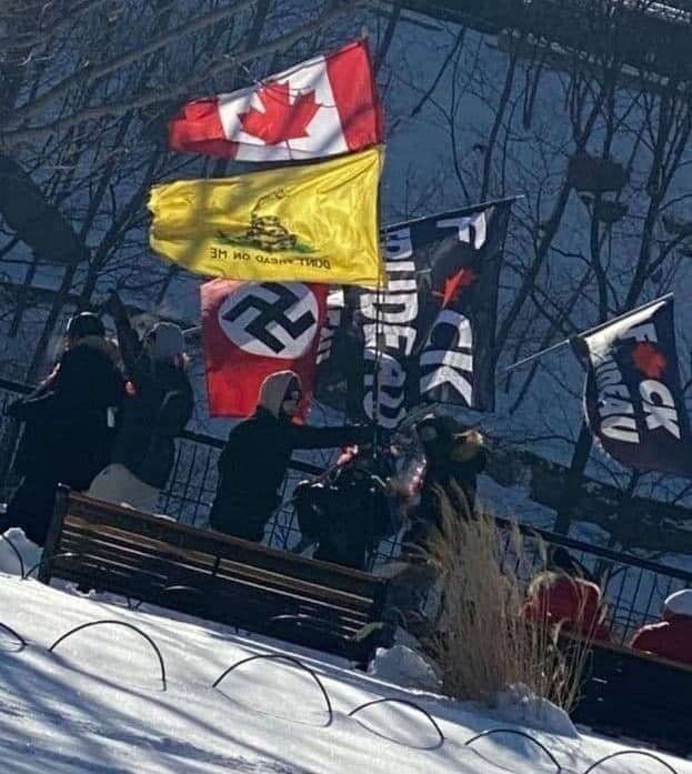 В Оттаве ввели режим ЧП из-за протестов дальнобойщиков-антивакцинаторов (видео)