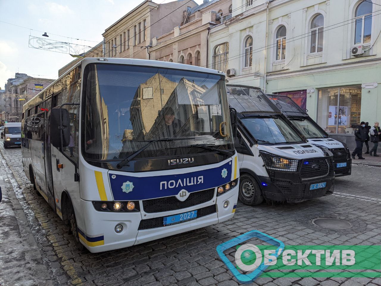 Полиция охраняет Марш Единства в Харькове