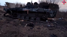 Военные показали видео ликвидированной под Харьковом батальонно-тактической группы