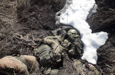 Под Чугуевым найдены тела российских военных без ранений. Предположительно, умерли от голода и холодов