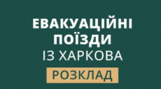 «Укрзалізниця» представила график эвакуационных поездов из Харькова