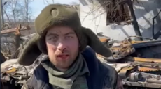 Допрос российского офицера, взятого в плен у села Мала Рогань (видео)