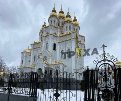 В Харькове обстрелами поврежден храм (видео)