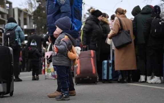 В Винницу прибыл поезд беженцев из Харькова