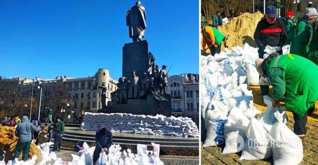 Обстрелы. Харьковские памятники обкладывают песком — горсовет