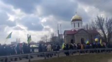 В Олешках на Херсонщине прошел большой митинг (видео)