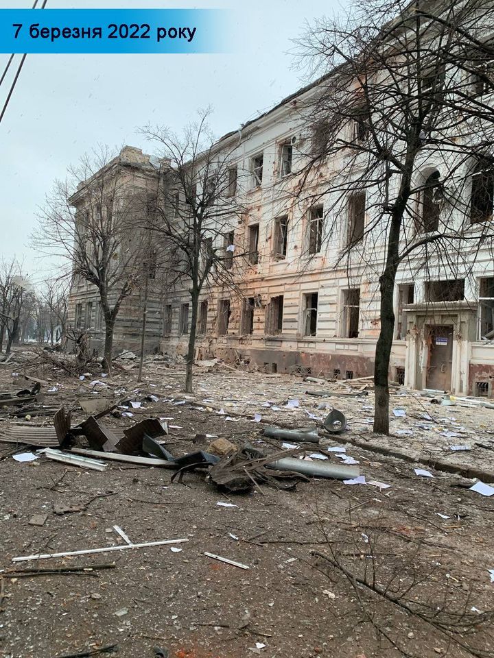 Разрушено историческое здание Харьковского апелляционного суда (фото)