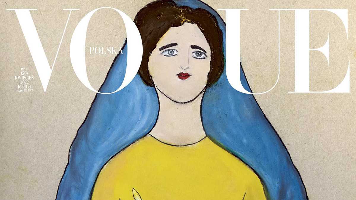 Польский Vogue посвятил Украине обложку: на ней голубь мира (фото)