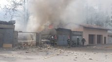 За сутки на Харьковщине произошло 11 пожаров из-за обстрелов (фото)