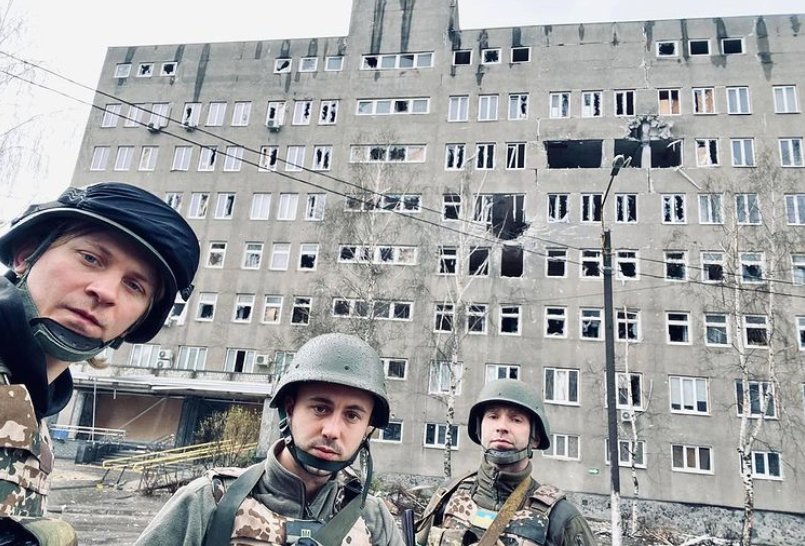 Участники группы «Антитела», вступившие в тероборону Киева, теперь защищают Харьков