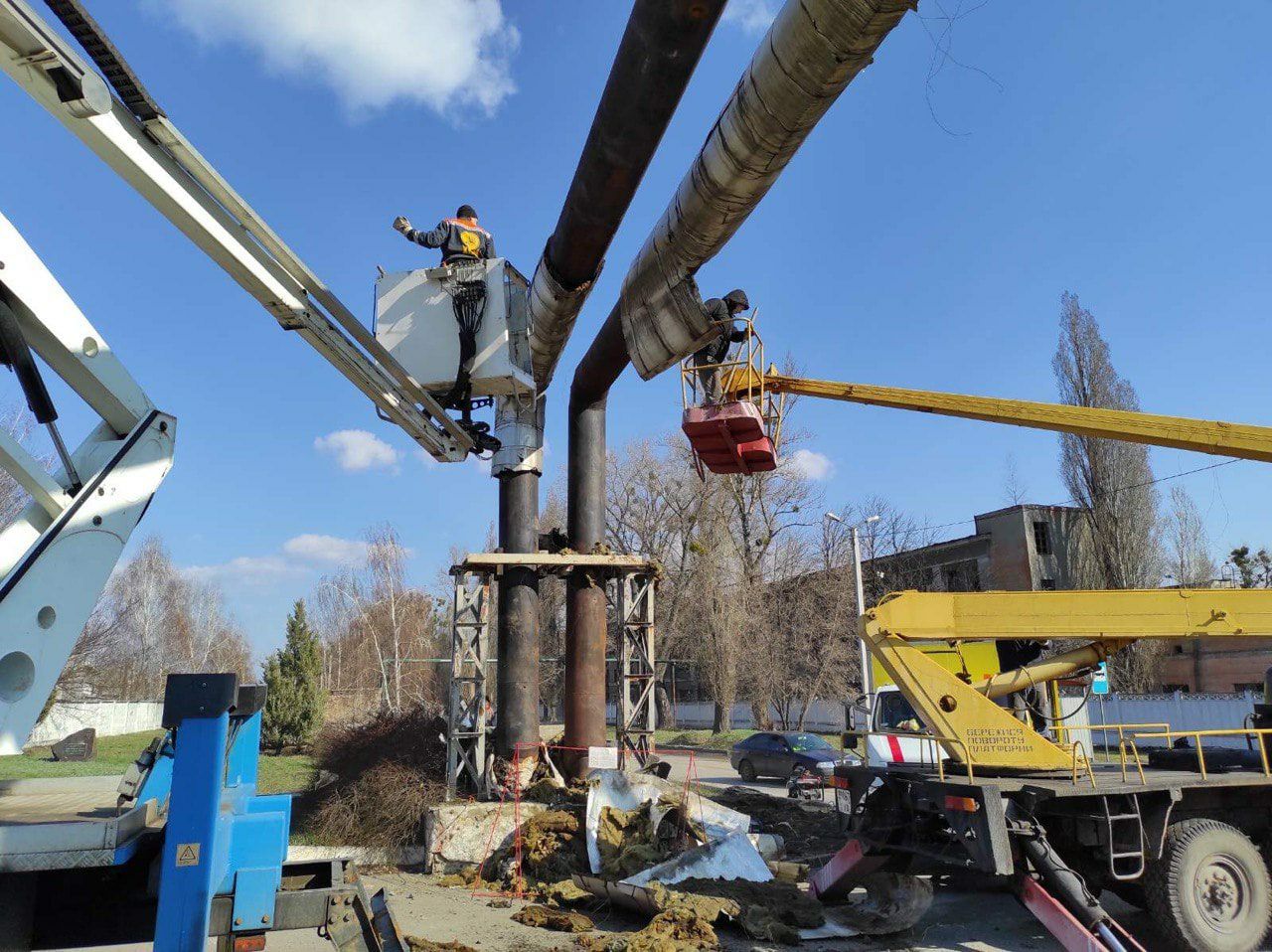 В Харькове большая часть жилых домов обеспечена теплом и горячей водой