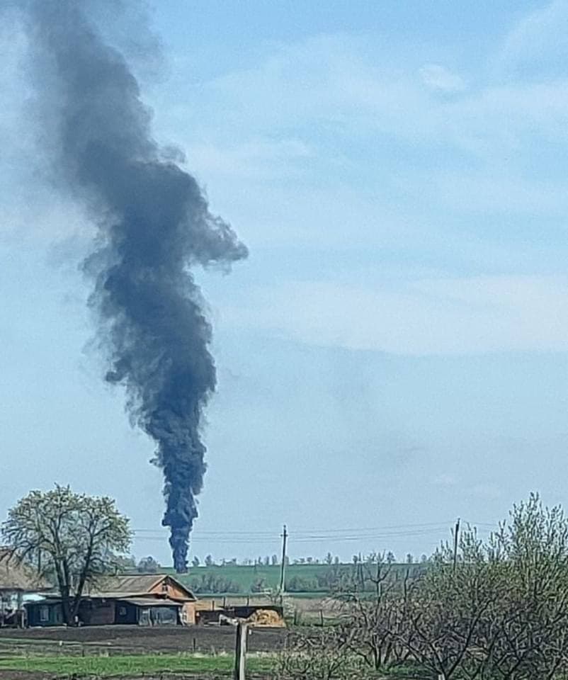 В Харьковской области сбили очередной российский самолет (фото)