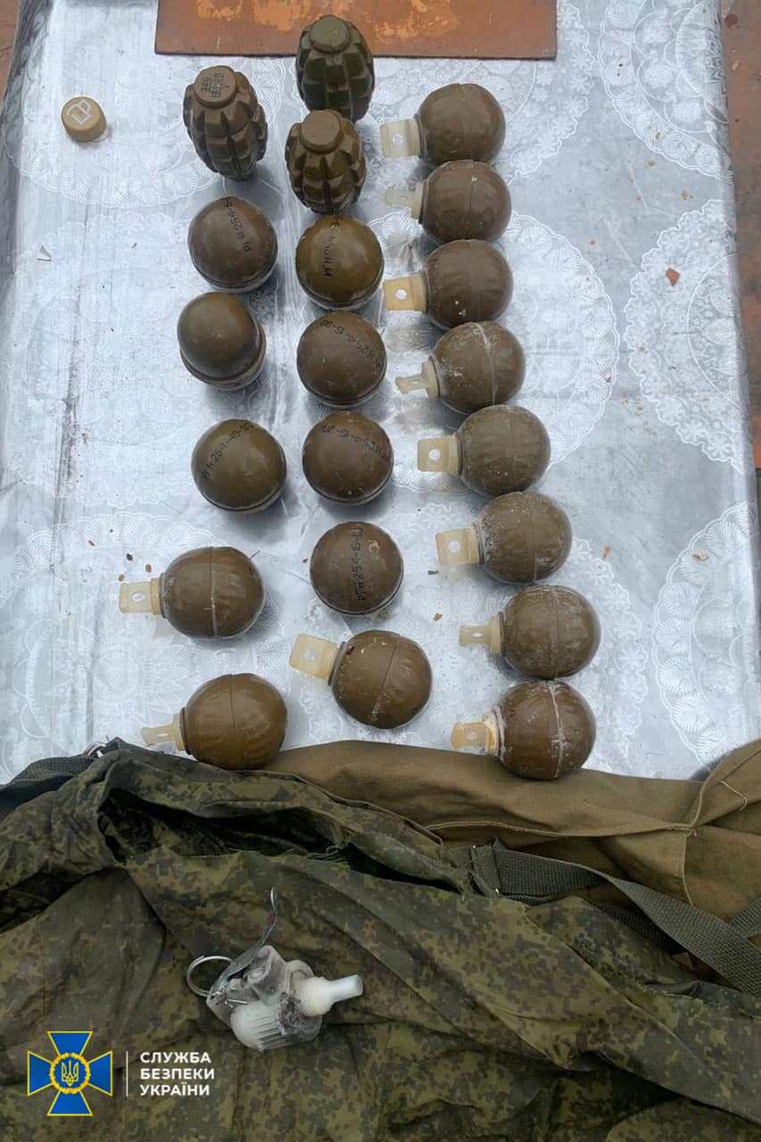 У двух мужчин на Харьковщине нашли запас гранат