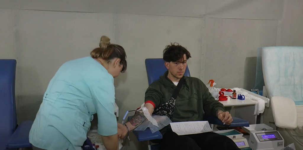 Харківські донори здають кров у бомбосховищах (відео)
