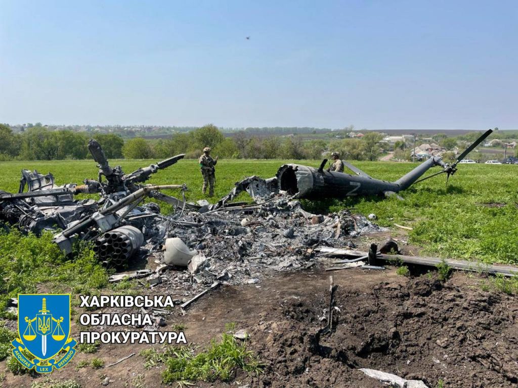 Появились фото уничтоженной техники оккупантов в селах на Харьковщине (фото)