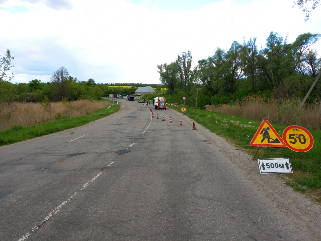 В Харьковской области ремонтируют дороги
