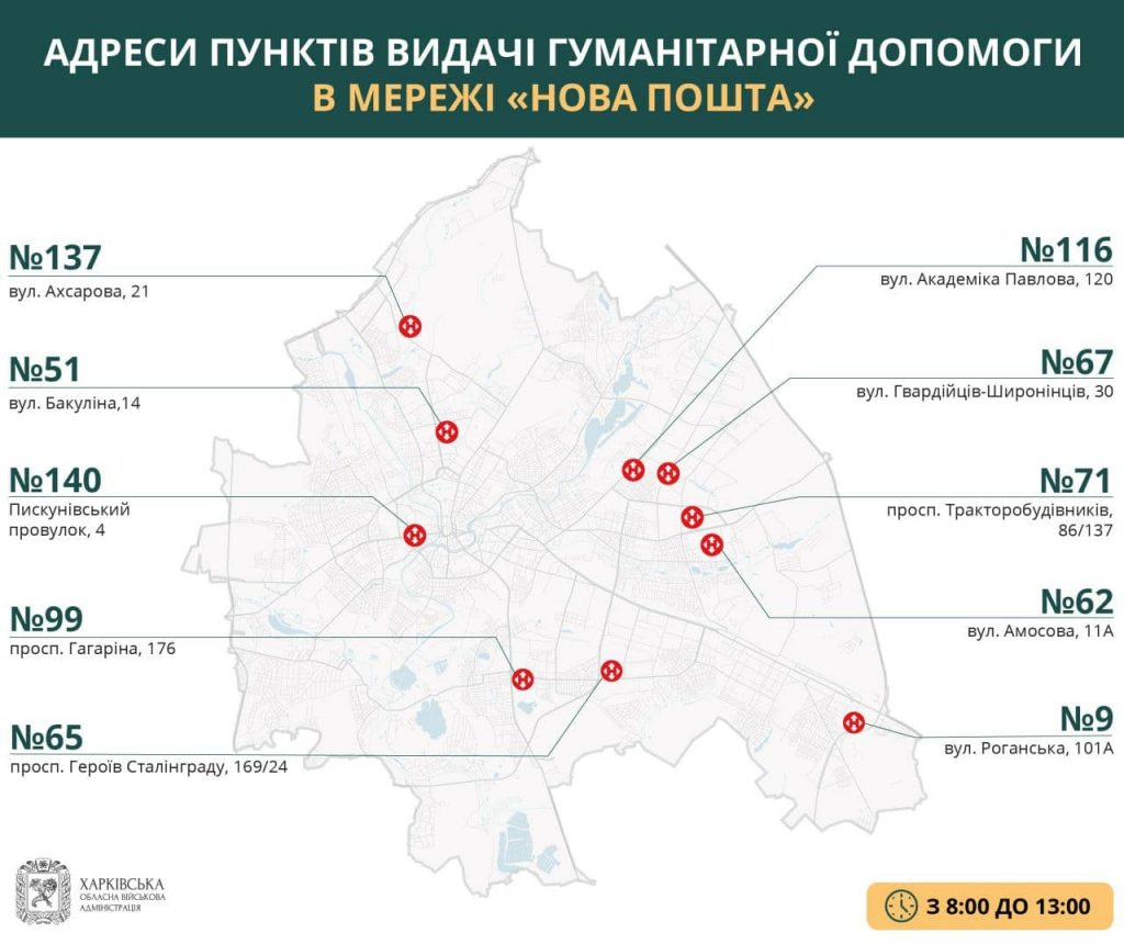 В Харькове временно прекратили раздавать гуманитарную помощь по программе «Пакет каждому гражданину»