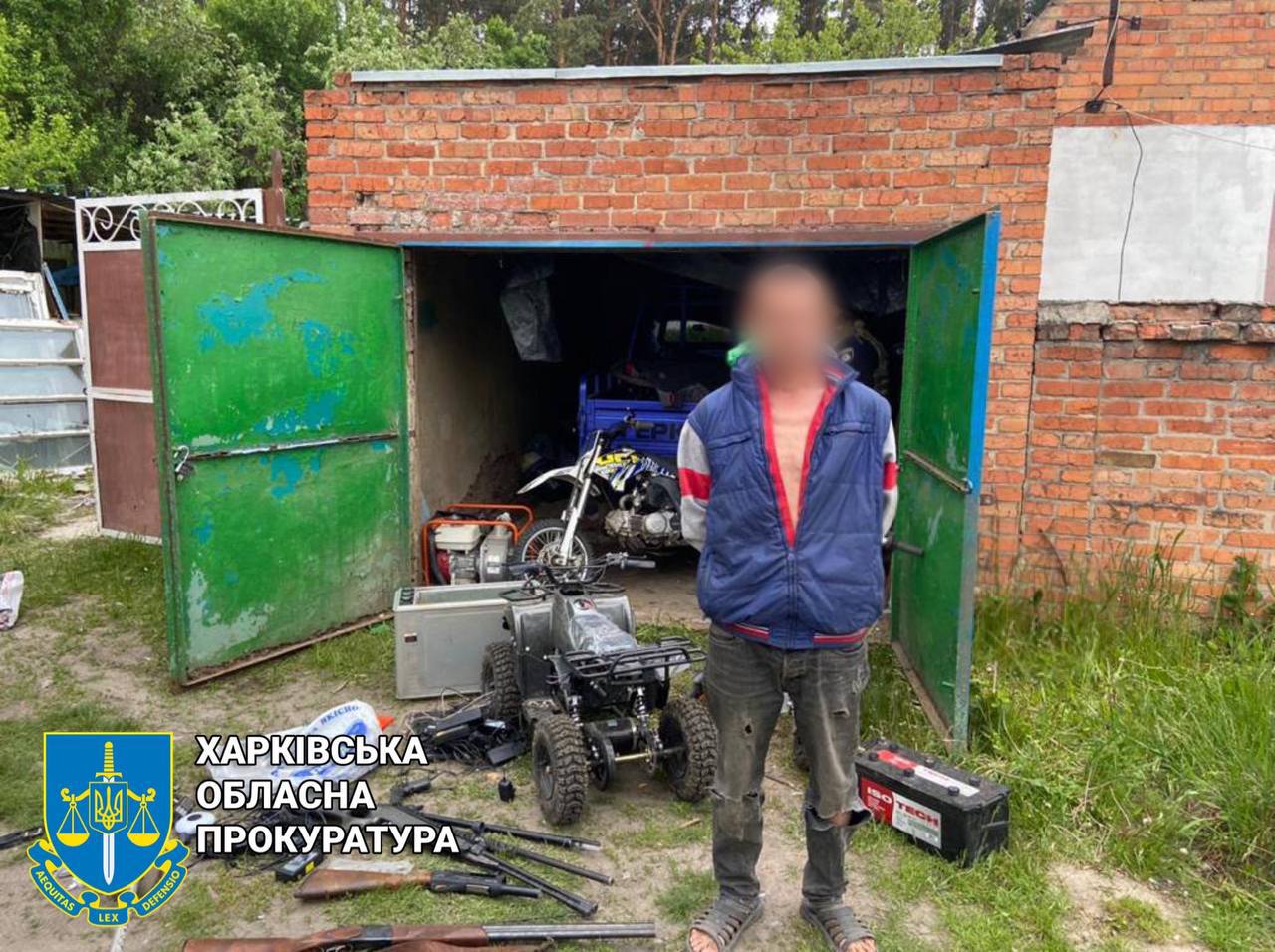Обворовали склад в Циркунах: мародерам сообщили о подозрении (фото)