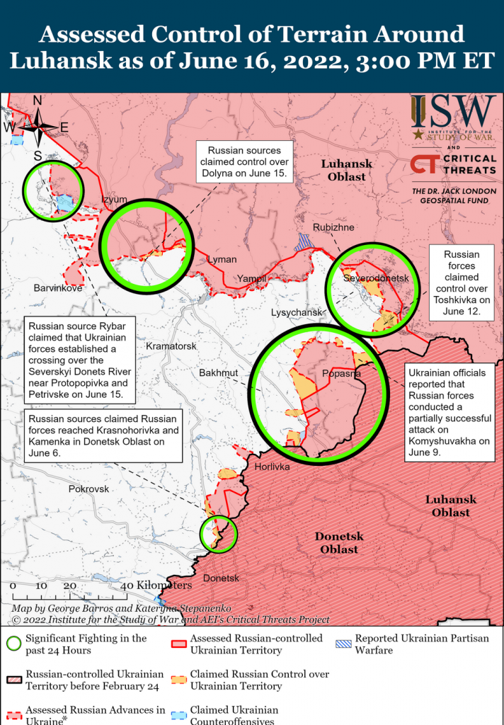 ВСУ может возобновить контрнаступление под Изюмом — ISW