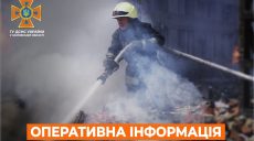 Из-за ночных обстрелов на предприятии в Харькове возник пожар