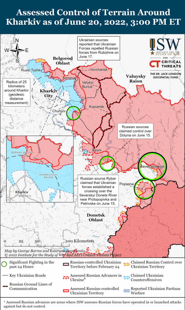 В ответ на контрнаступление ВСУ под Изюмом оккупанты дополнительно обстреляли Харьков — ISW
