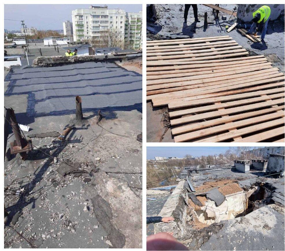 На Салтовке коммунальщики восстанавливают разрушенную инфраструктуру (фото)