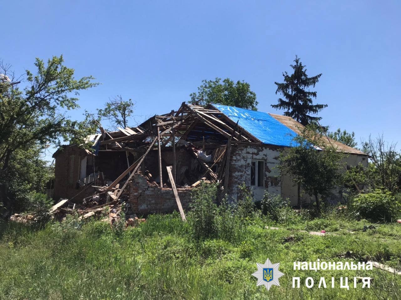 Разрушенное село Малая Рогань под Харьковом
