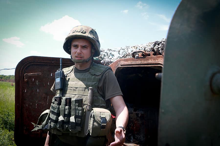 Нацгвардеец рассказал, как под Харьковом сожгли МТЛБ «армии» «ДНР» (фото)