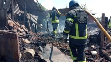 Обстрел Чугуевского района: возник пожар в частном секторе (фото)