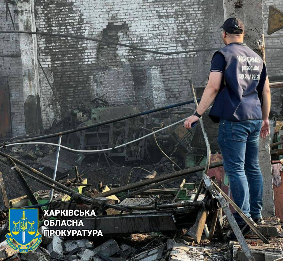 Завод в Слободском районе Харькова разрушен 