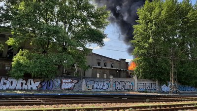 Дым в районе ЮЖД в Харькове — не результат обстрела