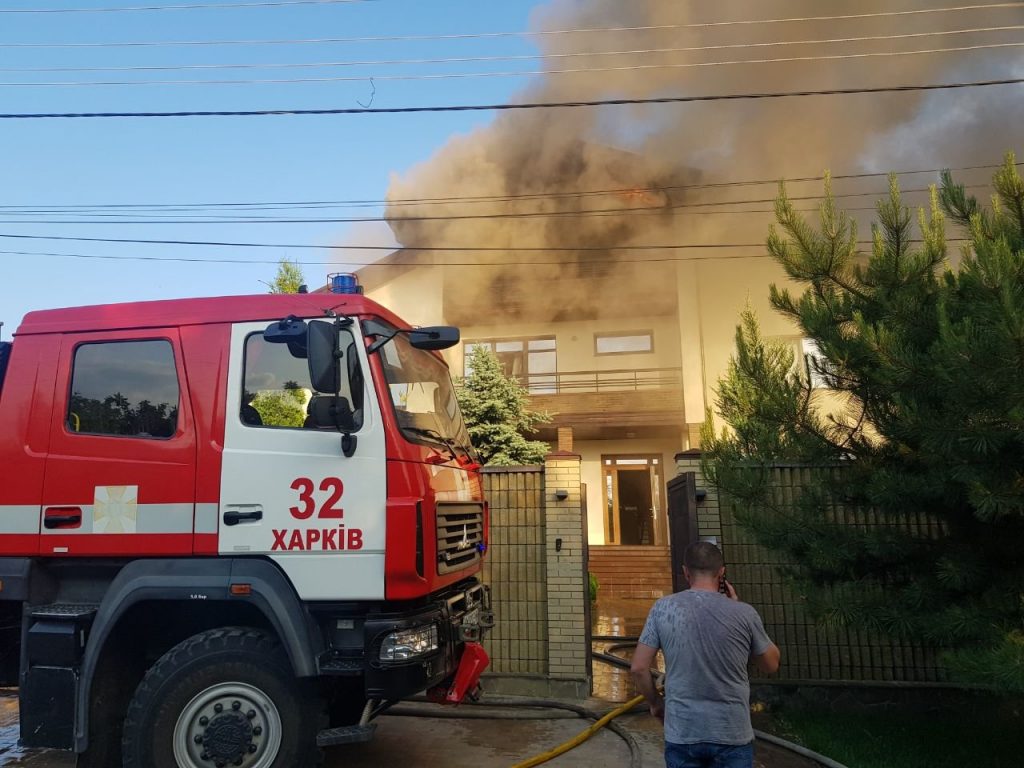 На Харьковщине произошло 11 пожаров, вызванных вражескими обстрелами — ГСЧС