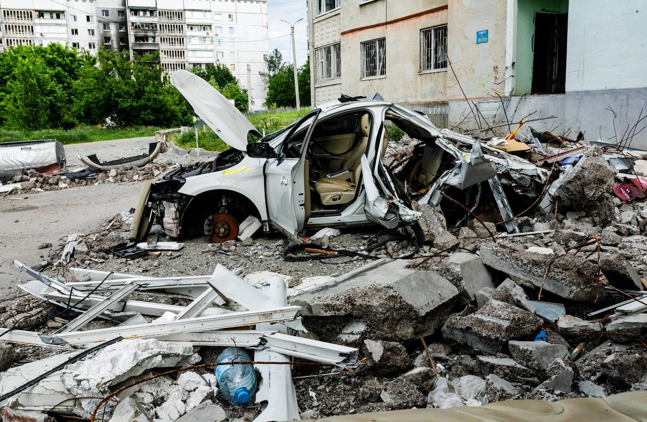 Прокурор Международного уголовного суда Карим Хан оценил масштабы разрушений на Салтовке 