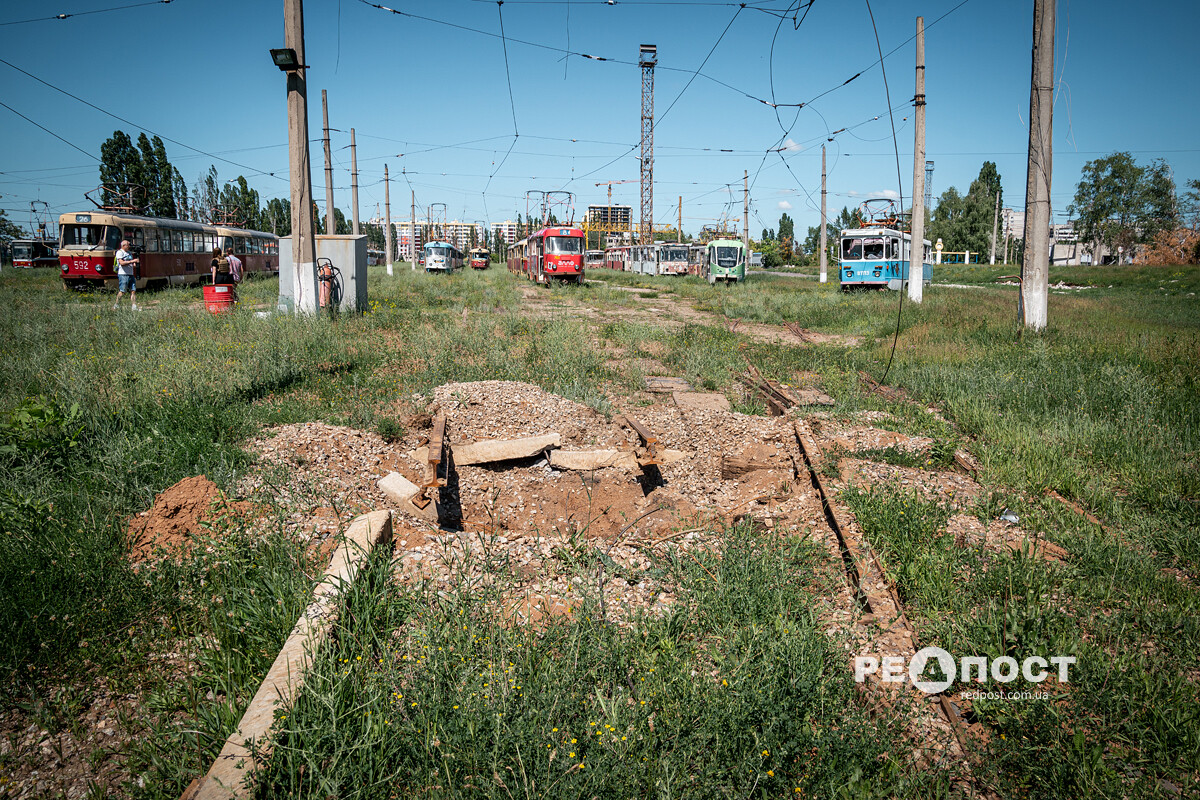 Салтовское депо в Харькове после обстрелов