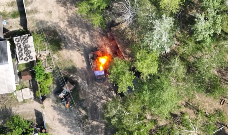 На Харьковщине уничтожили группу оккупантов и их боеприпасы (видео)